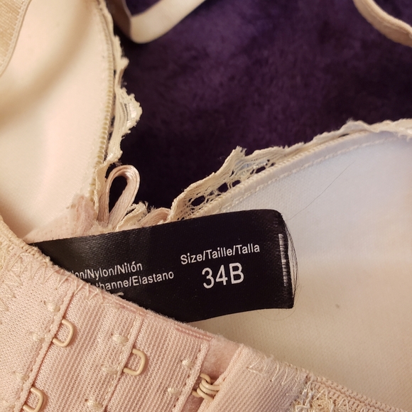 3/$25 Lacey Push-up Bra with Convertable Straps - Picture 3 of 4